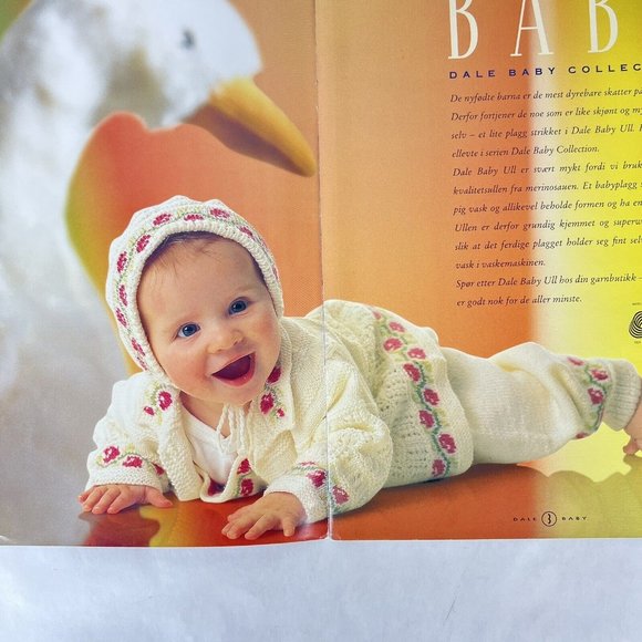 Dale Of Norway Baby Collection Knitting Pattern Book NR 89 Norwegian Toddler - Picture 2 of 14